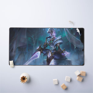 Steel Shadow Gaming Desk Mat   Assassin esthetiek