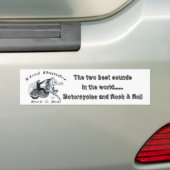 Steel Thunder Rock & Roll Bumpersticker (Op auto)