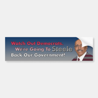 Steele Back Our Government Bumpersticker