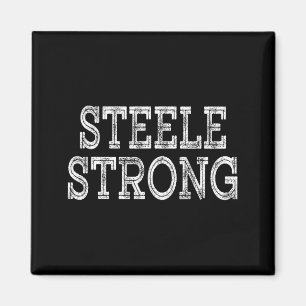 STEELE Sterke Squad Familie Reünie Achternaam Team Magneet