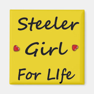 Steeler Girl voor Life Magnet Magneet