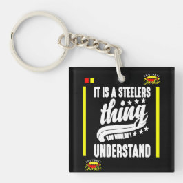 Steeler ontwerp sleutelhanger