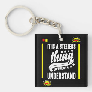 Steeler ontwerp sleutelhanger