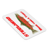 Steelhead- Meer dan een forelmagneet Magneet (Rechterzijde)