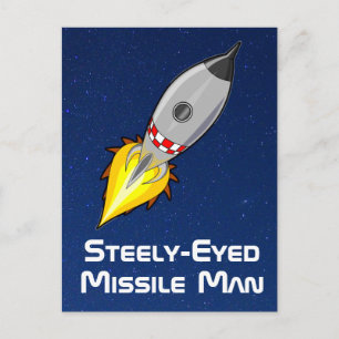 Steely Eyed Missile Man Briefkaart