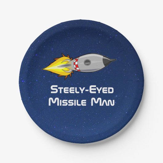 Steely Eyed Missile Man Papieren Bordje (Voorkant)