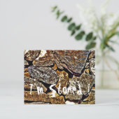 Steen Abstract Briefkaart (Staand voorkant)