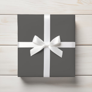 Steen Donker Aardgrijs Effen Kleur Cadeaupapier