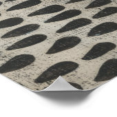 Steen - druppels poster (Hoek)