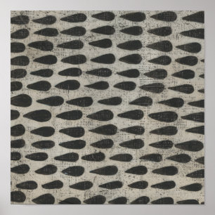 Steen - druppels poster