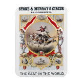 Steen & Murray's Circus, Circa 1870. Magneet (Verticaal)