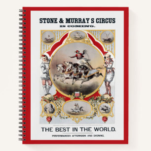 Steen & Murray's Circus, Circa 1870. Notitieboek