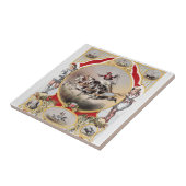 Steen & Murray's Circus, Circa 1870. Tegeltje (Zijkant)