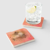 Steen onderzetter (Zijkant)