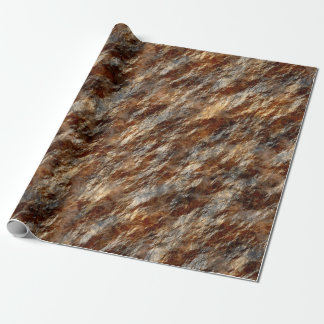 Steen op cadeaupapier