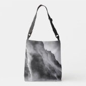 Steen op de stenen crossbody tas (Achterkant)