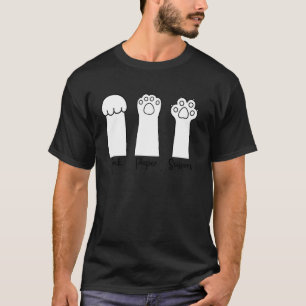 Steen Papier Schaar Handspel Schattige Poot Grappi T-shirt