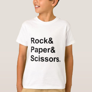 Steen Papier Schaar Kansspel T-shirt