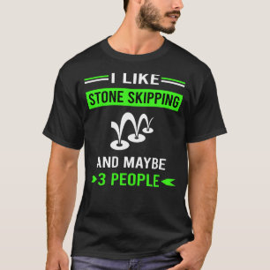 Steen Skipping Stones Rock Rocks Skimming T-shirt