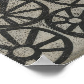 Steen - Wielen Poster (Hoek)