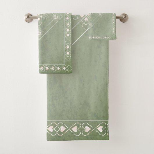 Steenachtig Keltisch Heart Cross Bad Handdoek (Insitu)
