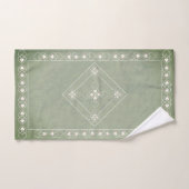 Steenachtig Keltisch Heart Cross Bad Handdoek (Handdoek)