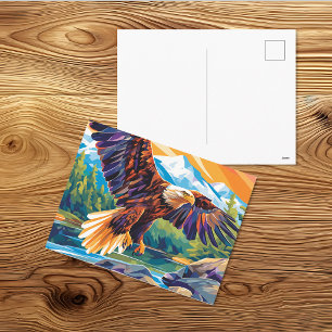 Steenarend Bergstroom Natuurleven Briefkaart