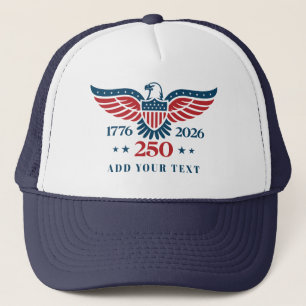 Steenarend Logo Amerika 250 Jaarfeest 1776 2026 Trucker Pet