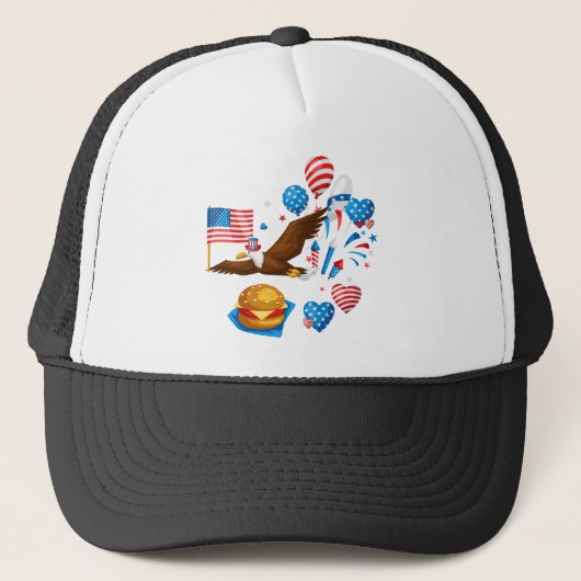 steenarend oom sam trucker pet (Voorkant)