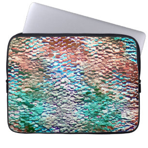Steenbasis bekleed met roestvrij mortier en spatte laptop sleeve