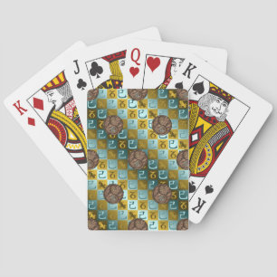 Steenbok & Aardese Slang Pokerkaarten
