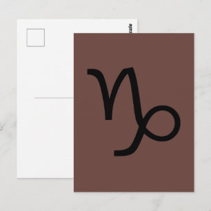 Steenbok ansichtkaart briefkaart