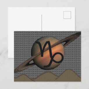Steenbok ansichtkaart briefkaart
