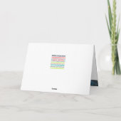 Steenbok Blue Waterverf Galaxy Verjaardag Kaart (Achterkant)