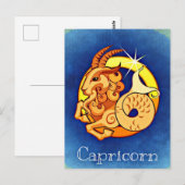 Steenbok Briefkaart (Voorkant / Achterkant)