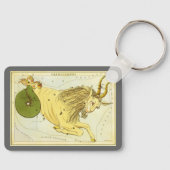 Steenbok  Constellatie, Urania's Mirror Sleutelhanger (Voorkant)