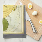 Steenbok Constellatie, Urania's Mirror Theedoek (Quarter Fold)