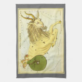 Steenbok Constellatie, Urania's Mirror Theedoek (Verticaal)