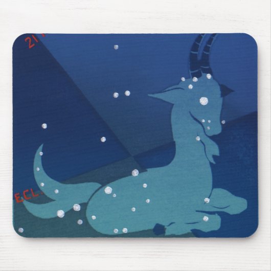 Steenbok Constellatie,  Zodiac, Astrologie Muismat (Voorkant)