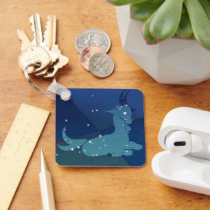 Steenbok Constellatie,  Zodiac, Astrologie Sleutelhanger