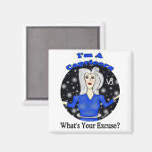 Steenbok excusmagneet magneet (Voorkant / Achterkant)