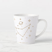 Steenbok Goud Abstract Constellatie Koffie Mok (Rechts)