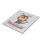 Steenbok Happy Birthday Tegeltje (Zijkant)