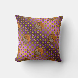 Steenbok & Houten Everzwijn Kussen