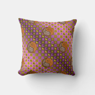 Steenbok & Houten Haan Kussen