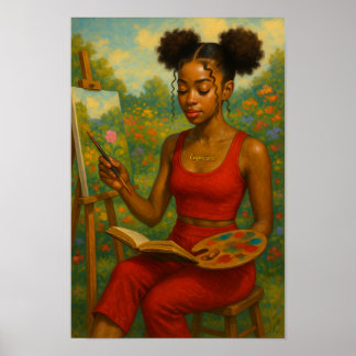 Steenbok is de getalenteerde multitasker vrouw poster