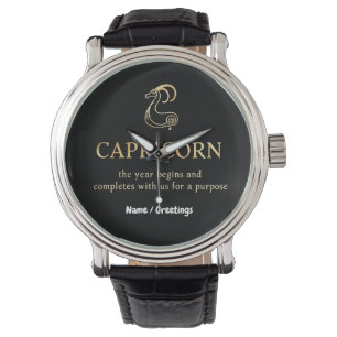 Steenbok jaar begint en eindigt met ons  horloge