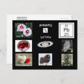 Steenbok Januari geboortemaand ansichtkaart Briefkaart (Voorkant / Achterkant)