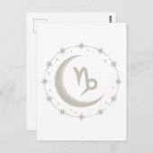 Steenbok Maan: een hemels symbool Briefkaart (Voorkant / Achterkant)