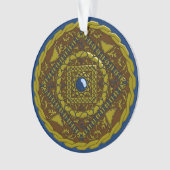 Steenbok Mandala Acryl Ornament (voorkant)